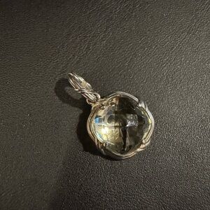 Peter Thomas Roth Sterling Silver and Prasiolite Pendant